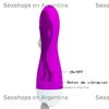 Vibrador con masajeador de clitoris y carga usb